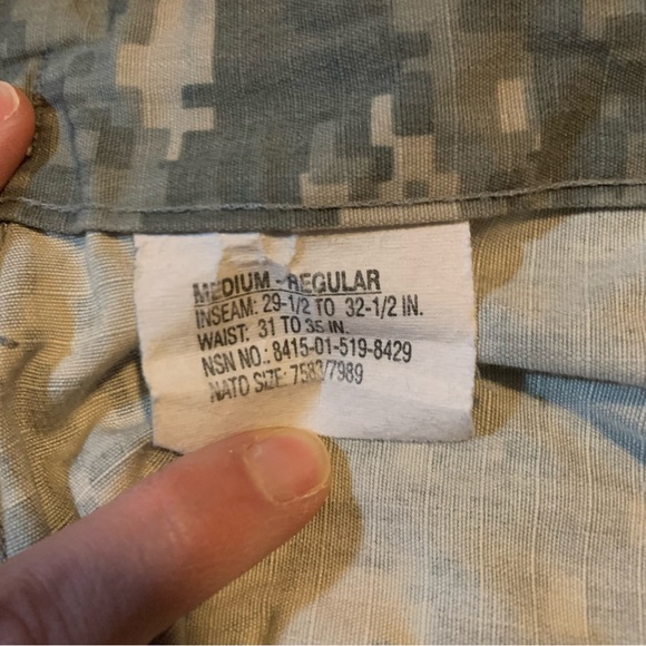 Two Pairs of Army Combat Uniform Trousers (Digital Camo) - Picture 12 of 16